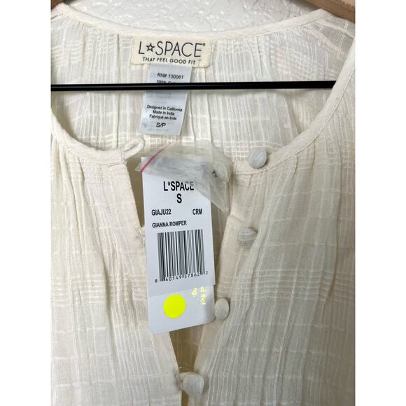 Revolve L*Space - Gianna Romper - Cream - Size Small - NWT - Picture 3 of 4